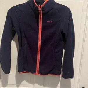 Kamik Kids Jacket - Navy and Coral